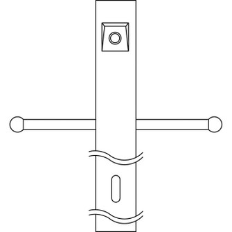 Post w/Ext Photocell & Ladder (10687|49904BK)