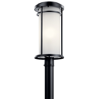 Toman 1 Light Post Mount Black (10687|49690BK)