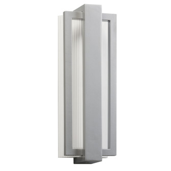 Sedo 18.25'' LED Outdoor Wall Light with Clear Polycarbonate Diffuser in Platinum (10687|49434PL)