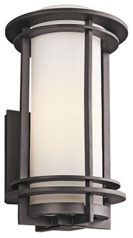 Pacific Edge™ 16'' 1 Light Outdoor Wall Light with Satin Etched Cased Opal Glass in Architectural (10687|49346AZ)