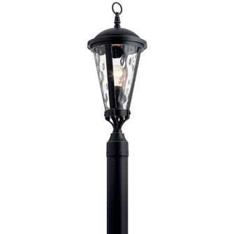 Cresleigh 23.5'' 1 Light Post Light Black with Silver Highlights (10687|49237BSL)