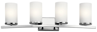 Crosby 31'' 4 Light Vanity Light Satin Etched Cased Opal Chrome (10687|45498CH)