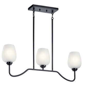 Linear Chandelier 3Lt (10687|44379BK)