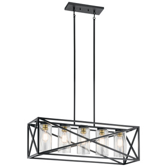 Linear Chandelier 5Lt (10687|44081BK)