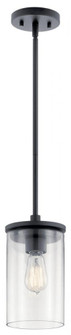 Crosby 1 Light Mini Pendant Black (10687|43996BK)