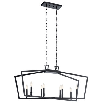 Linear Chandelier 8Lt (10687|43494BK)