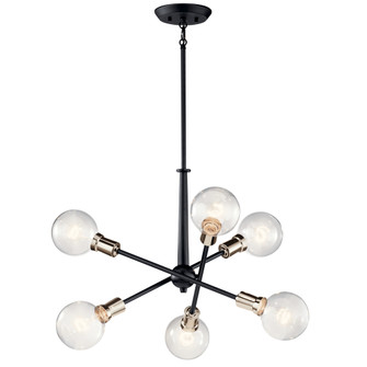 Chandelier 6Lt (10687|43095BK)