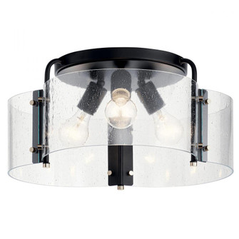 Thoreau 18'' 3 Light Semi Flush Black (10687|42955BK)