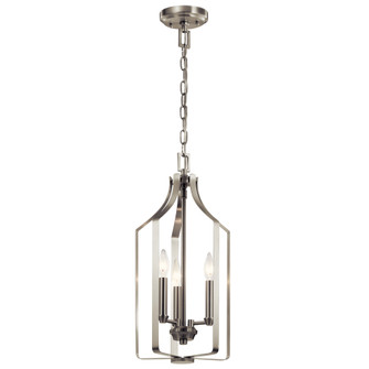 Morrigan 21'' 3 Light Foyer Pendant Brushed Nickel (10687|42499NI)
