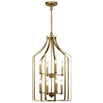 Morrigan 19'' 8 Light Foyer Chandelier Natural Bras (10687|42498NBR)