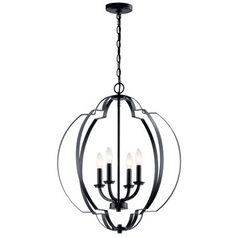 Large Foyer Pendant 4Lt (10687|42138BK)