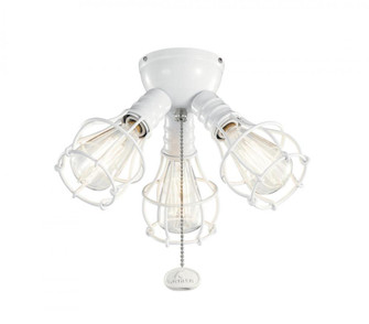 Industrial 3 Light Fixture LED (10687|380041WH)