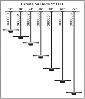 Fan Down Rod 24 Inch (10687|360002WCP)