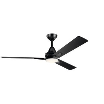 52'' Kosmus LED Fan Satin Black (10687|300031SBK)