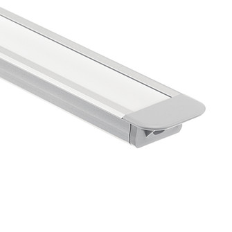 TE Standard Series 8' Kit Standard Depth Recessed Channel Silver (10687|1TEK1STRC8SIL)