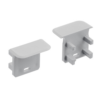 TE Standard Series Deep Well RC End Caps Silver (10687|1TEE1DWRCSSIL)