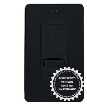 Face Plate and Trim Accessory for the 4DD or 6DD LED Driver + Dimmer Black (10687|1DDTRIMBK)