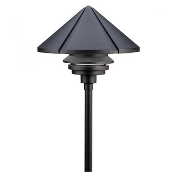 Large One Tier 120V Path Light Textured Black (10687|15211BKT)