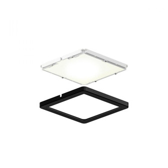 Kit of 3 Ultra Slim Square Under Cabinet Puck Lights (776|K4006SQ-BK)