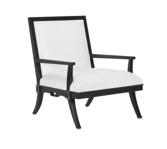 Scarlett Black Muslin Chair (92|7000-0471)