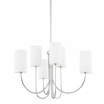 6 LIGHT CHANDELIER (57|6828-PN)