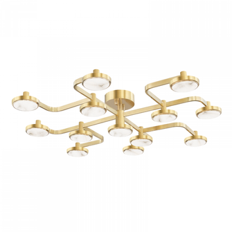 Meander Semi Flush (57|6343-AGB)