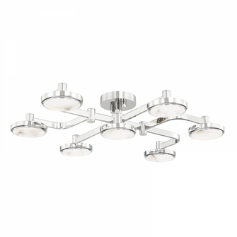 6 LIGHT SEMI FLUSH (57|6332-PN)