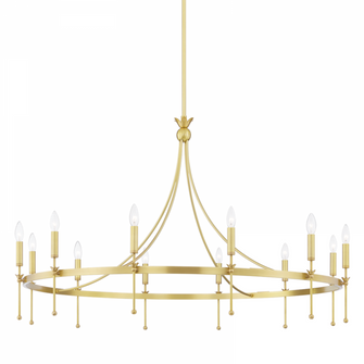 12 LIGHT CHANDELIER (57|4351-AGB)