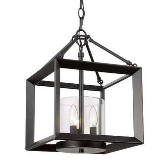 Smyth Convertible Pendant in Matte Black with Clear Glass (36|2073-M3 BLK-CLR)