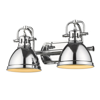 Yep by Golden Lighting Duncan 2-light Vanity in Chrome (36|3602-BA2 CH-CH)