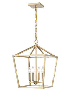 4-Light Pendant light Modern Gold (670|3244-MG)