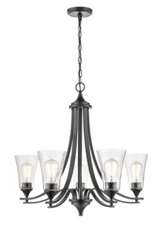 Natalie 5-Light Chandelier Ceiling Light Matte Black (670|1465-MB)