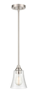 Caily 1-Light Pendant light Brushed Nickel (670|2121-BN)