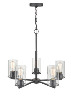 Verlana 5-Light Chandelier Ceiling Light Matte Black (670|2715-MB)