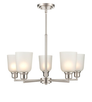Amberle 5-Light Chandelier Ceiling Light Brushed Nickel (670|2815-BN)