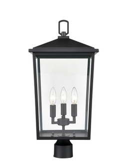 Fetterton 3-Light Outdoor Post Lantern Powder Coated Black (670|2983-PBK)