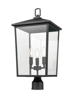 Fetterton 3-Light Outdoor Post Lantern Powder Coated Black (670|2983-PBK)