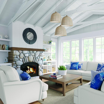 Elise 1-Light Pendant light White (670|9026-WH)