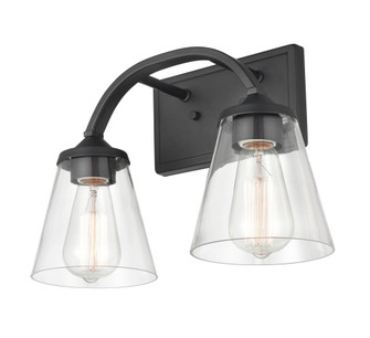 Josleen 2-Light Vanity Matte Black (670|9102-MB)
