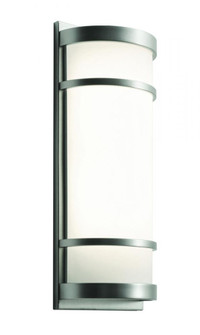 Brio LED Sconce - Satin Nickel Finish - White Acrylic Shade (1|BRS071814LAJUDSN)