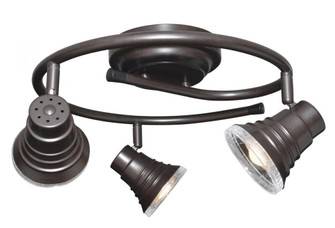 Madrid 3 Light Round LED Fixed Rail (1|MDRF1213L30RB)