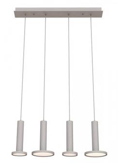 Luna 4 Light LED Linear Pendant,120V,3000K,White (1|LNAP99L30D1WHLNR4)