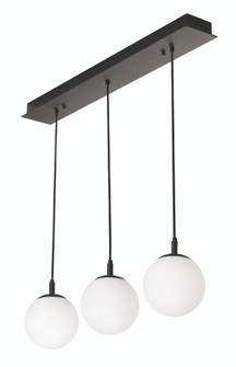 Loretto 3 Light Linear Pendant (1|LRTP07MBBKLNR3)