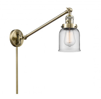 Bell - 1 Light - 8 inch - Antique Brass - Swing Arm (3442|237-AB-G52-LED)