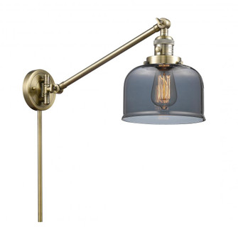 Bell - 1 Light - 8 inch - Antique Brass -Adjustable Swing Arm (3442|237-AB-G73-LED)