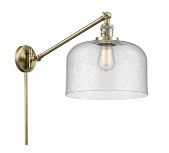 Bell - 1 Light - 12 inch - Antique Brass -Adjustable Swing Arm (3442|237-AB-G74-L-LED)