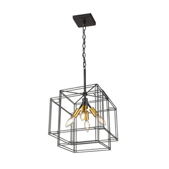 Artisan 4 Light Pendant (12|AC11734BK)