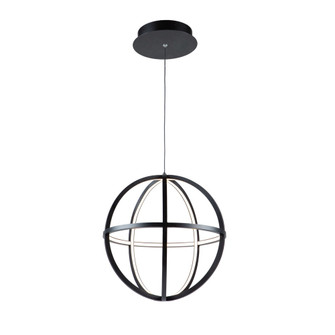 Celestial Small 35W LED Orb Chandelier (12|AC6661BK)