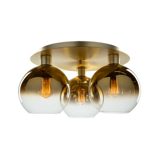 Morning Mist 3 Light Semi-Flush Mount (12|SC13282GD)