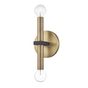 Colette Wall Sconce (6939|H296102-AGB/BK)